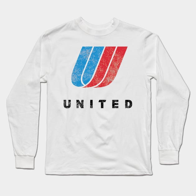 United Airlines Old Long Sleeve T-Shirt by MManoban